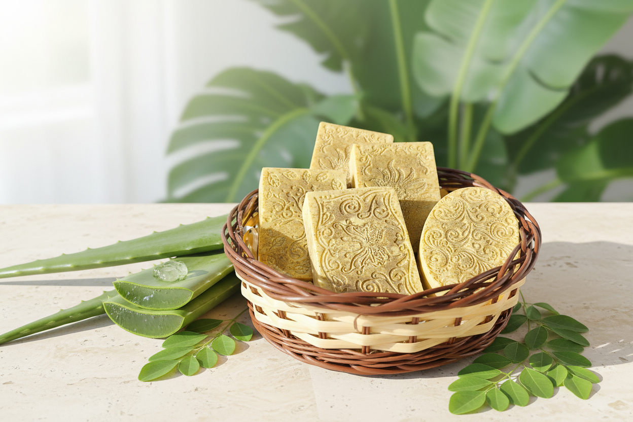 Moringa & Aloe Vera Soap