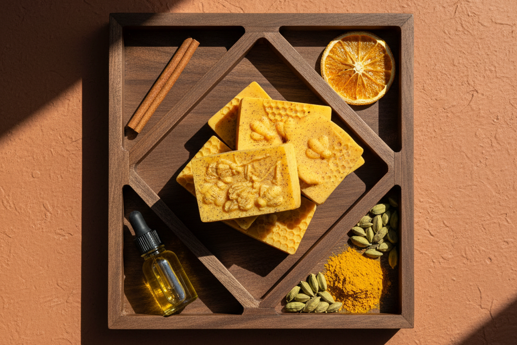 Turmeric, Cinnamon & Orange Soap
