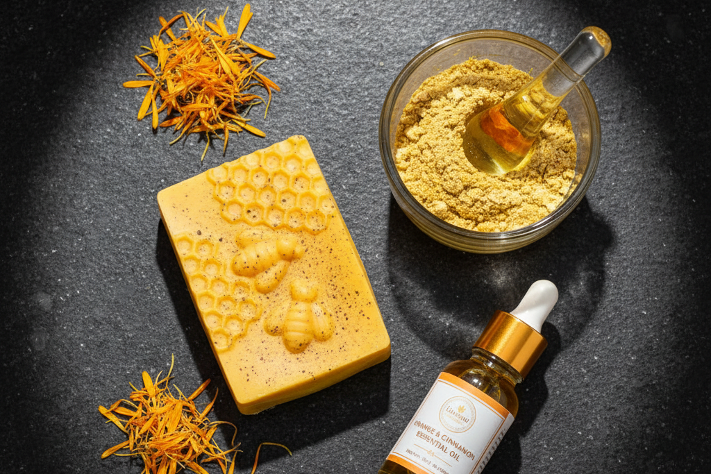 Turmeric, Cinnamon & Orange Soap